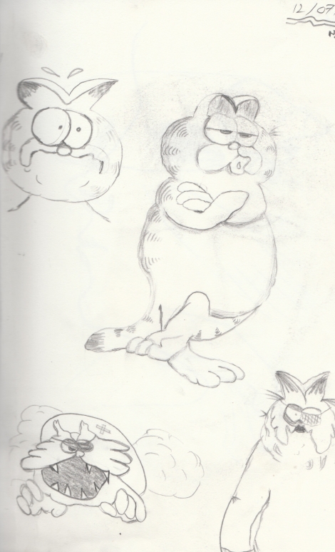 Some 'Garfield' sketches - (mjh333)